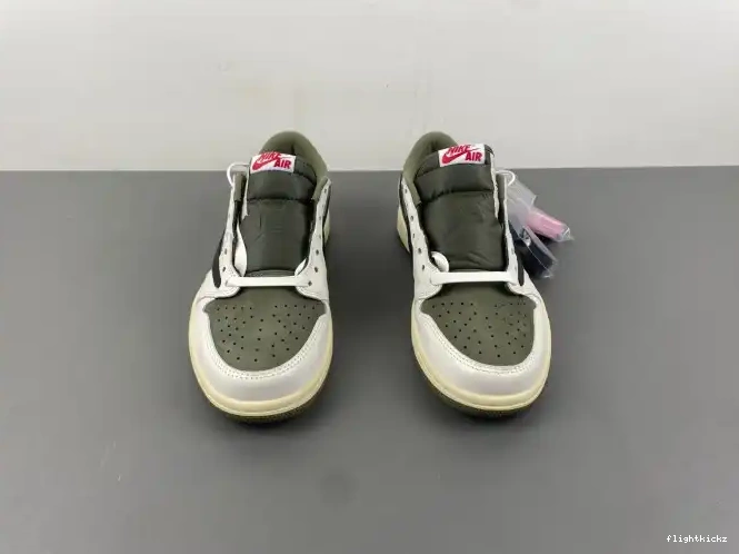 X AIR JORDAN MEDIUM DM7866-200 LOW 1 OLIVE SCOTT OG TRAVIS 0602